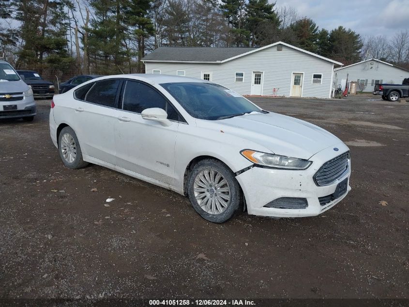 VIN 3FA6P0LUXGR349056 2016 FORD FUSION HYBRID no.1