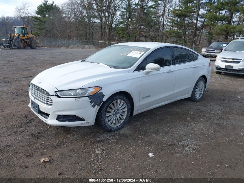 2016 FORD FUSION HYBRID VIN: 3FA6P0LUXGR349056