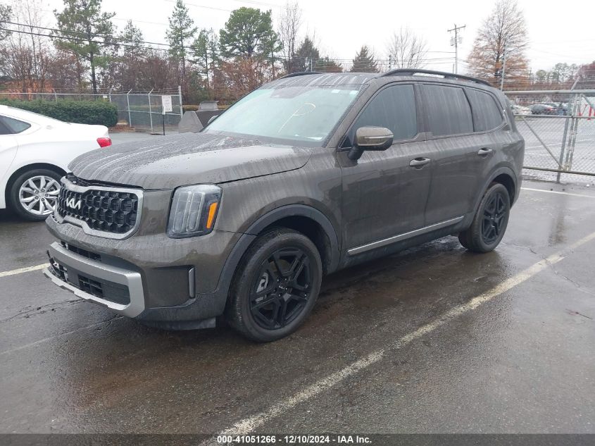 VIN 5XYP3DGC9PG349711 2023 KIA Telluride, Ex X-Line no.2