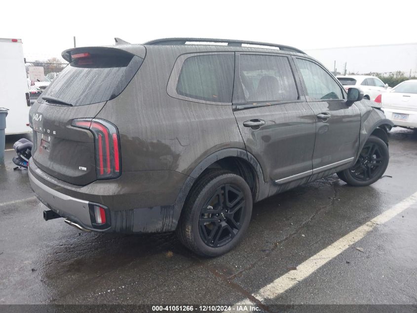 VIN 5XYP3DGC9PG349711 2023 KIA Telluride, Ex X-Line no.4