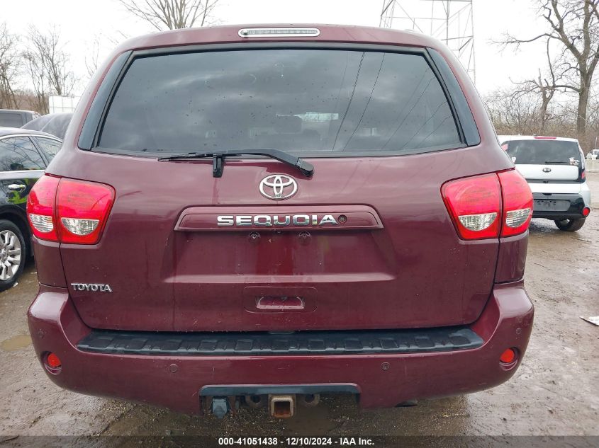 2008 Toyota Sequoia Sr5 5.7L V8 VIN: 5TDBY64A18S016529 Lot: 41051438