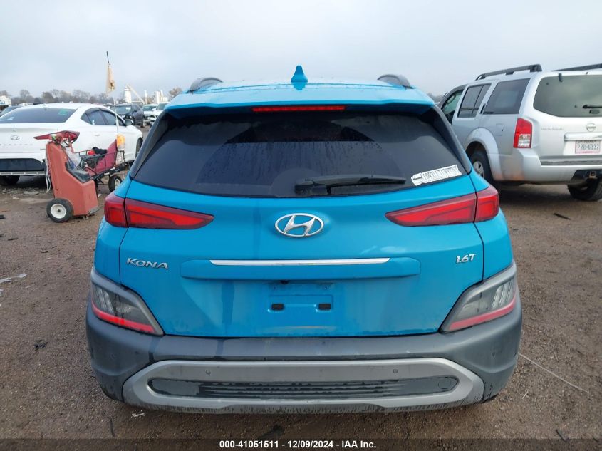 2023 Hyundai Kona Limited VIN: KM8K53A30PU981322 Lot: 41051511