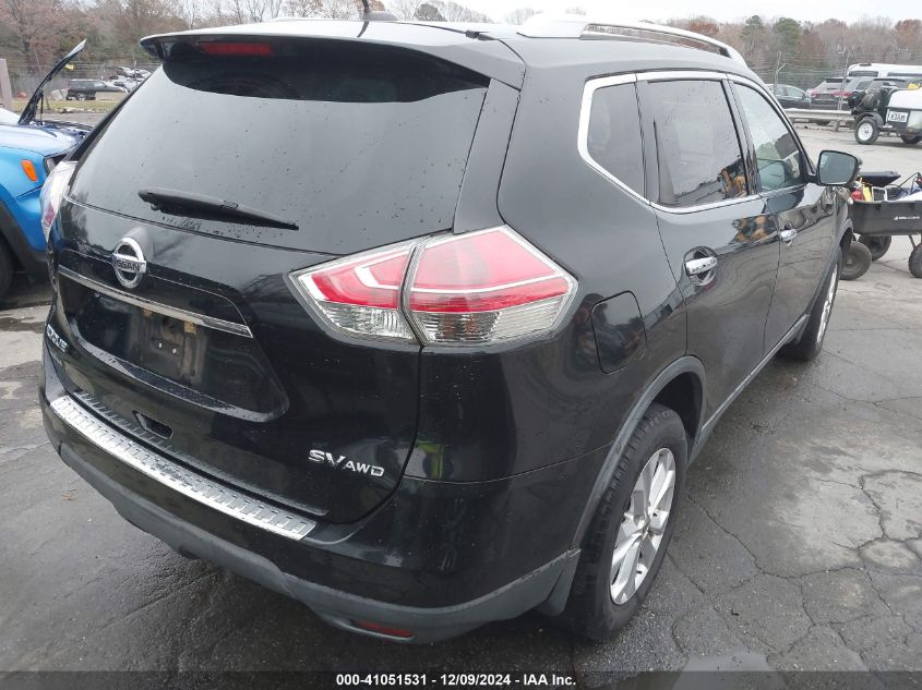 VIN 5N1AT2MV8FC782905 2015 Nissan Rogue, SV no.4