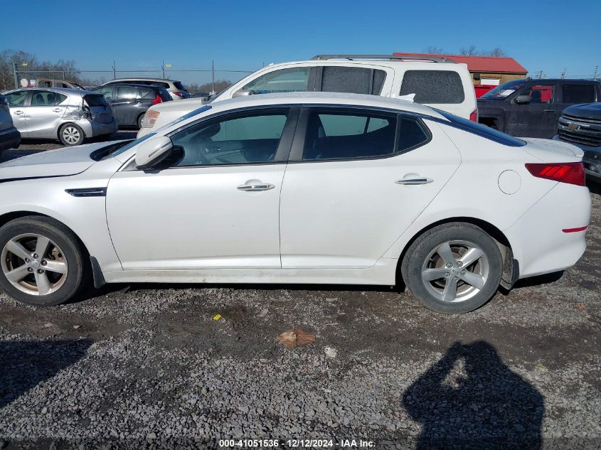 VIN KNAGM4A70E5499752 2014 KIA Optima, LX no.15