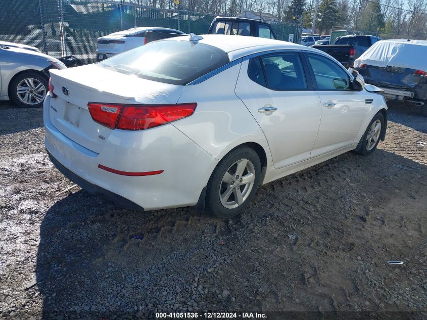 VIN KNAGM4A70E5499752 2014 KIA Optima, LX no.4