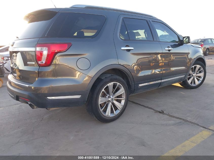 VIN 1FM5K7FH3JGB64742 2018 Ford Explorer, Limited no.4