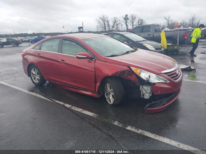 VIN 5NPEB4ACXEH863396 2014 HYUNDAI SONATA no.1