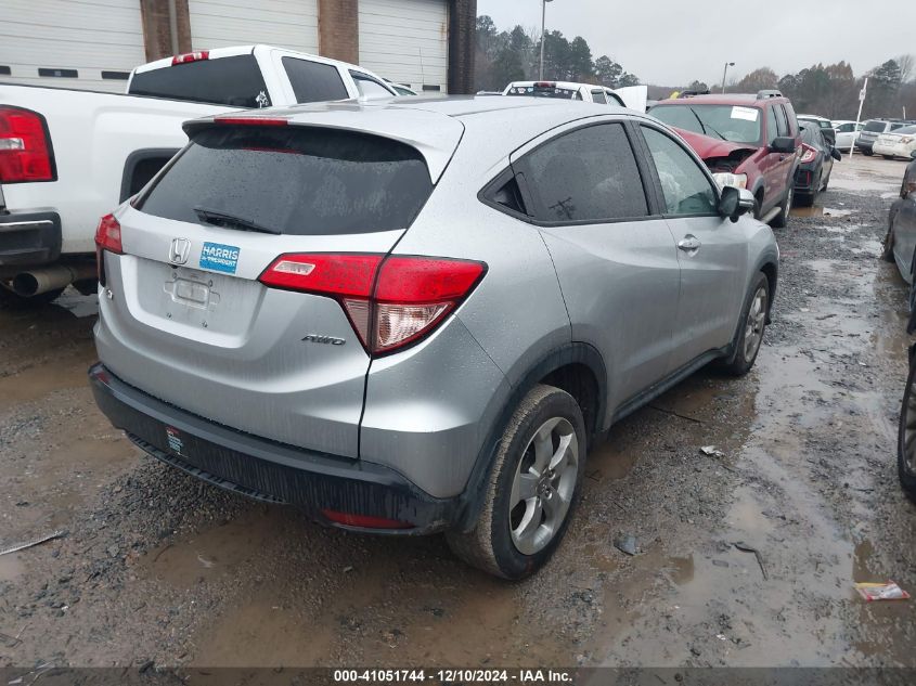 VIN 3CZRU6H57GM748941 2016 HONDA HR-V no.4