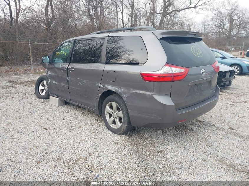 VIN 5TDKZ3DC6HS844685 2017 Toyota Sienna, Le 8 Pass... no.3