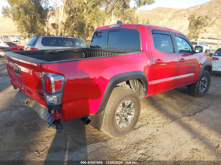 VIN 3TMCZ5ANXNM492647 2022 Toyota Tacoma, Trd Off Road no.4