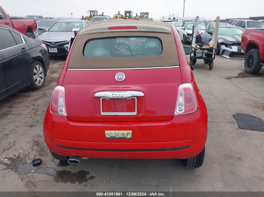 2012 Fiat 500C Pop VIN: 3C3CFFDR0CT385577 Lot: 41051961