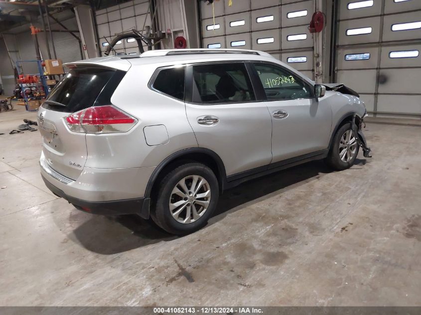 VIN KNMAT2MV3FP508945 2015 Nissan Rogue, SV no.4