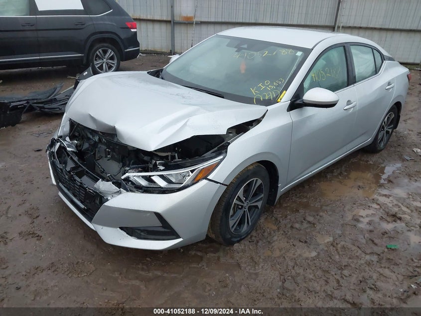 2022 NISSAN SENTRA VIN: 3N1AB8CV5NY297657