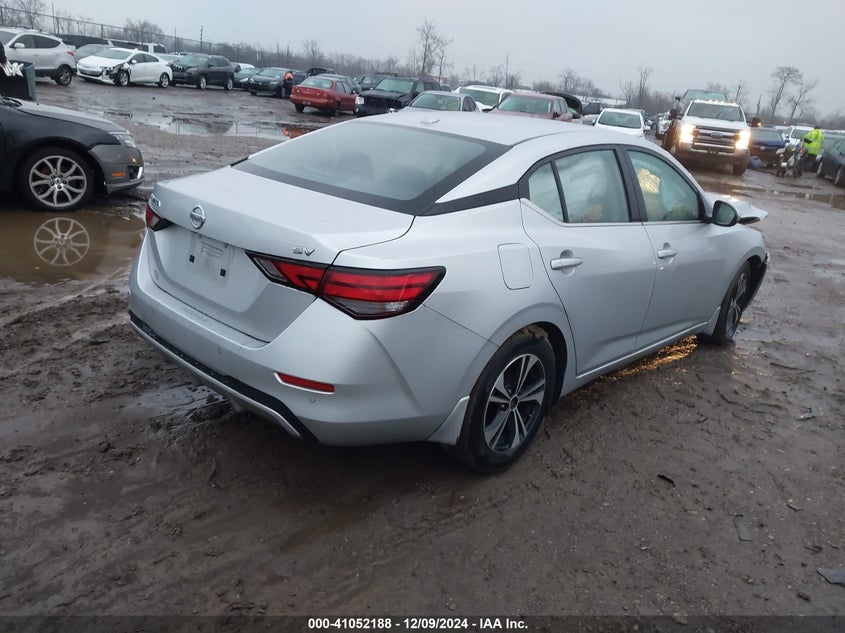 2022 NISSAN SENTRA VIN: 3N1AB8CV5NY297657