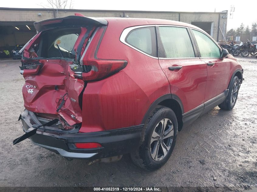 VIN 2HKRW2H21MH625149 2021 Honda CR-V, Awd Lx no.4