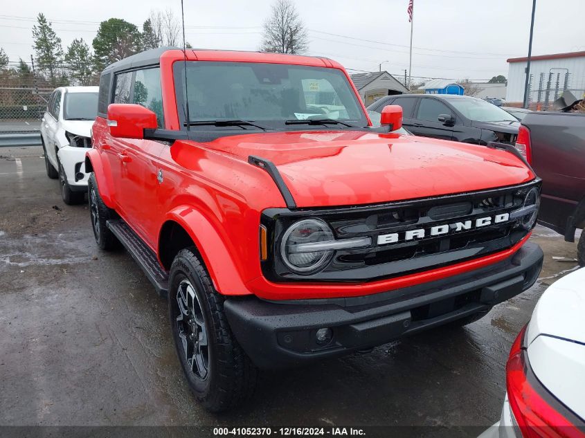 2024 Ford Bronco Outer Banks VIN: 1FMDE8BH3RLA77117 Lot: 41052370