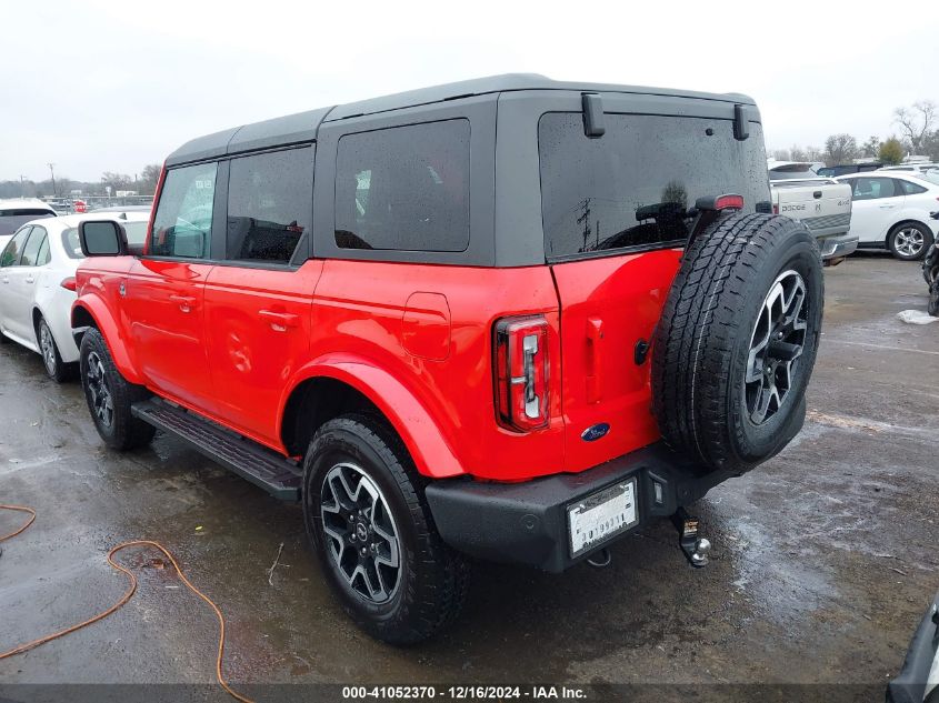 2024 Ford Bronco Outer Banks VIN: 1FMDE8BH3RLA77117 Lot: 41052370