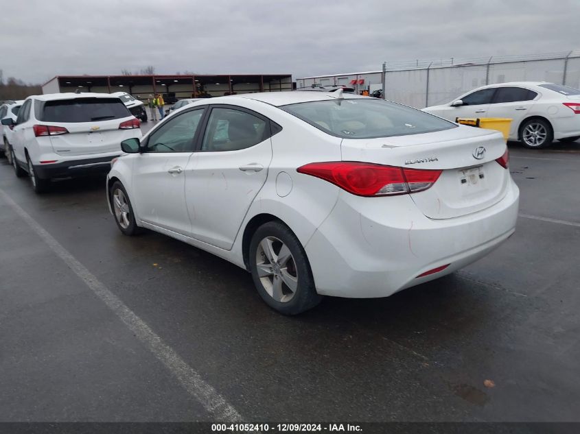 VIN 5NPDH4AE6DH363391 2013 Hyundai Elantra, Gls no.3