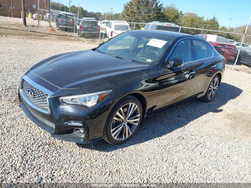 VIN JN1EV7CR1MM753273 2021 Infiniti Q50, Sensory Awd no.2