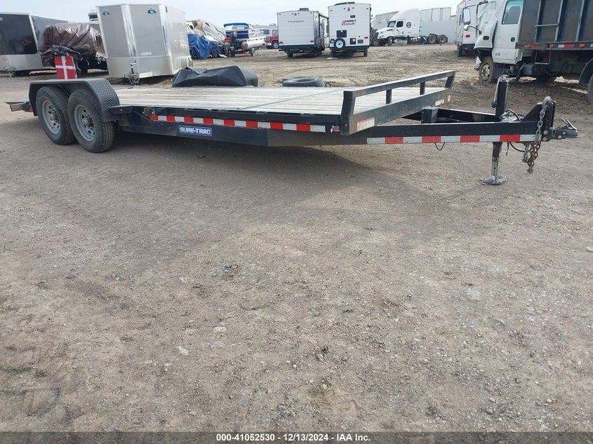 2021 SURE-TRAC 18+4 TILT DECK TRAIL  (VIN: 5JW1U2225M2305209)