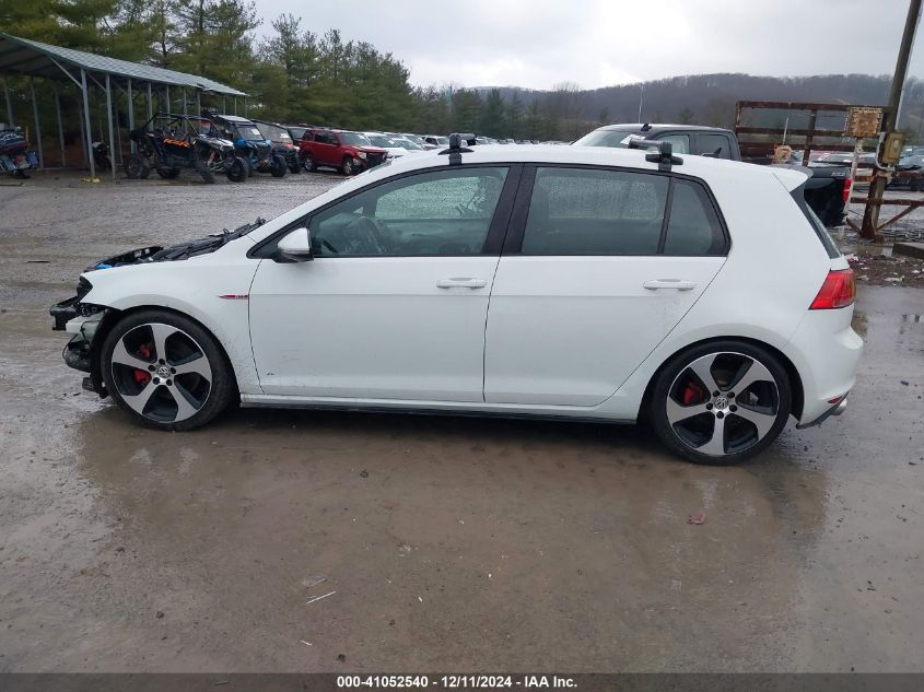 2015 VOLKSWAGEN GOLF GTI 2.0T S 4-DOOR - 3VW5T7AU1FM068205