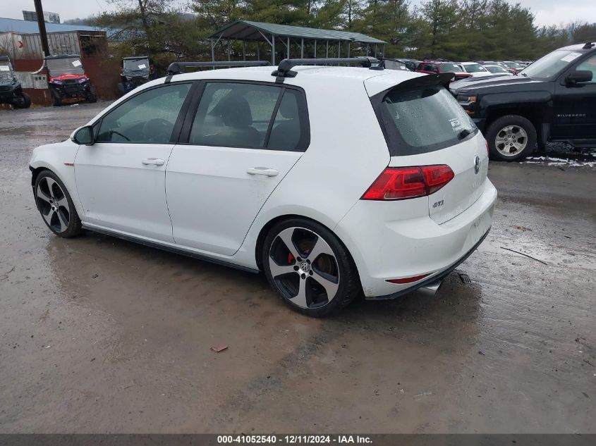 2015 VOLKSWAGEN GOLF GTI 2.0T S 4-DOOR - 3VW5T7AU1FM068205