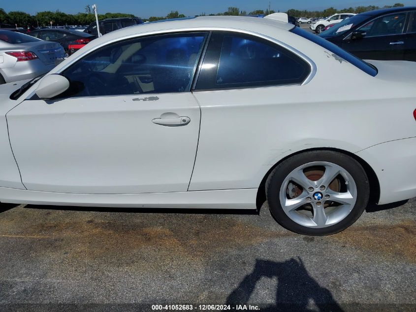 2009 BMW 128I VIN: WBAUP73589VK76551 Lot: 41052683