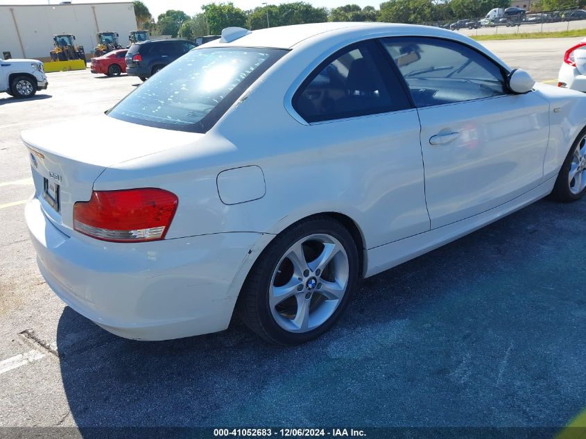 2009 BMW 128I VIN: WBAUP73589VK76551 Lot: 41052683