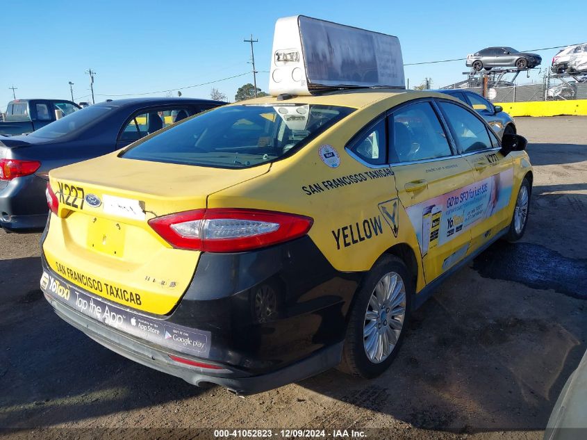 VIN 3FA6P0UU1ER359342 2014 FORD FUSION HYBRID no.4