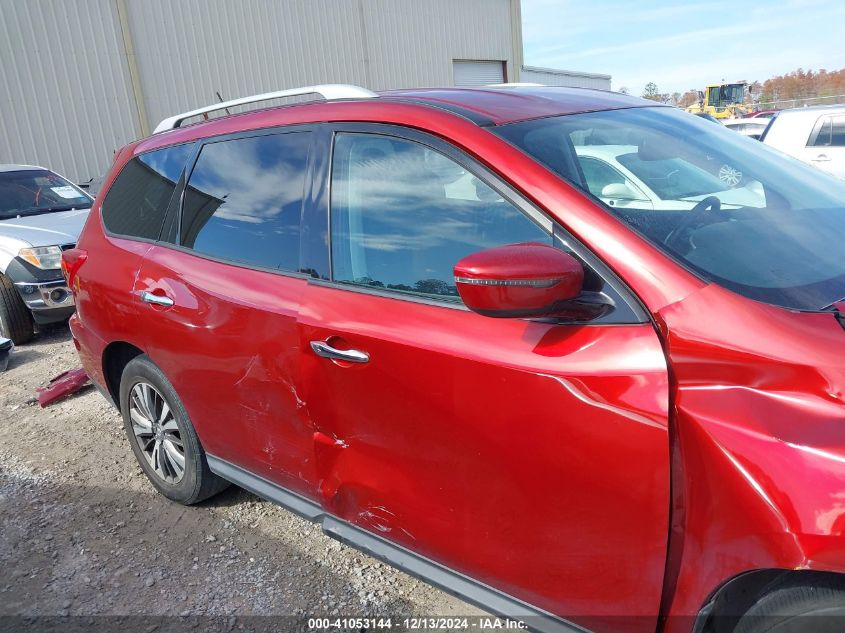 2018 Nissan Pathfinder Sv VIN: 5N1DR2MM5JC645917 Lot: 41053144