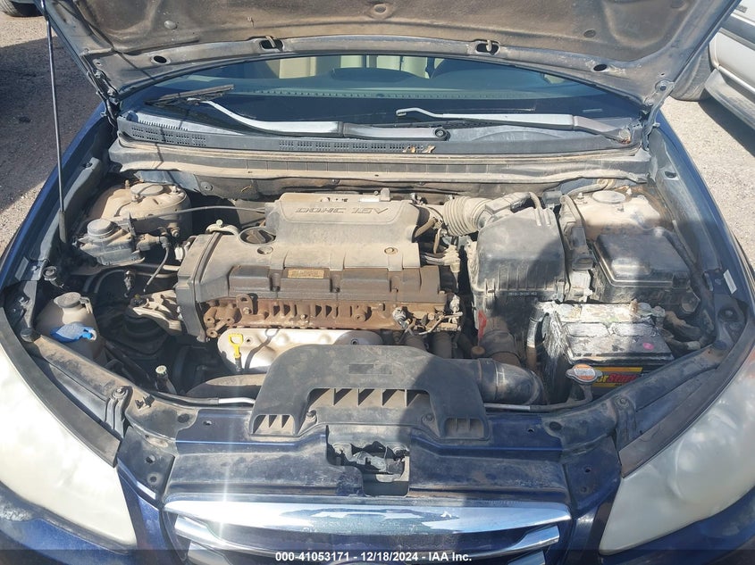2010 HYUNDAI ELANTRA VIN: KMHDU4AD9AU875954