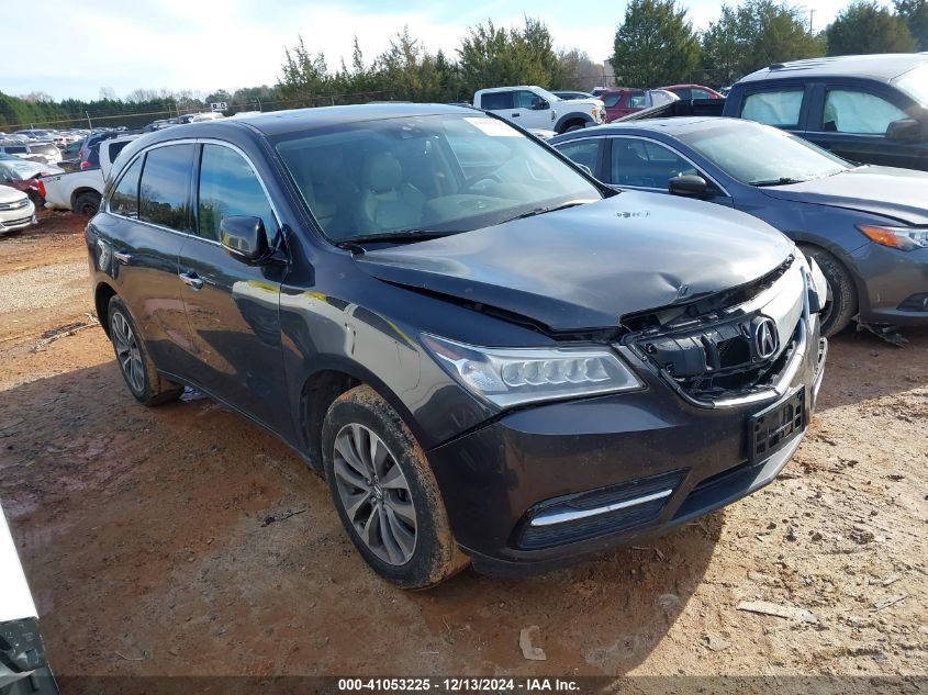 VIN 5FRYD4H41FB025455 2015 Acura MDX, Technology Pa... no.1