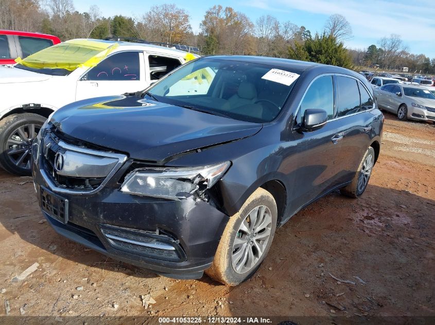 VIN 5FRYD4H41FB025455 2015 Acura MDX, Technology Pa... no.2