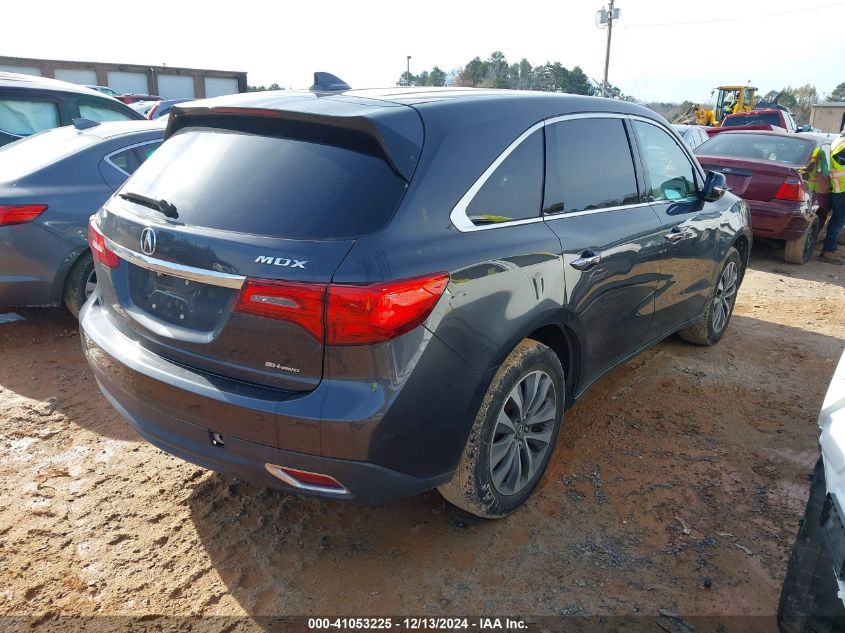 VIN 5FRYD4H41FB025455 2015 Acura MDX, Technology Pa... no.4