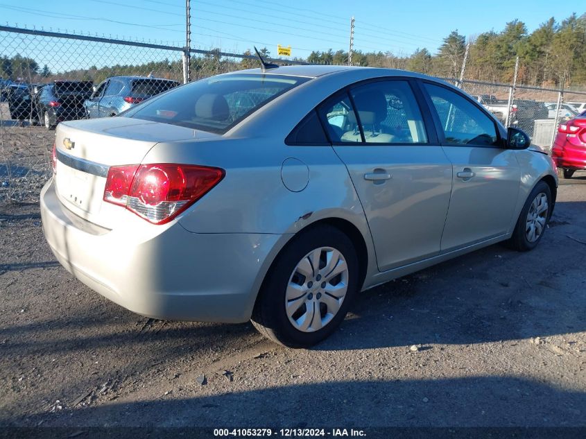 VIN 1G1PA5SG9E7267177 2014 Chevrolet Cruze, Ls Auto no.4