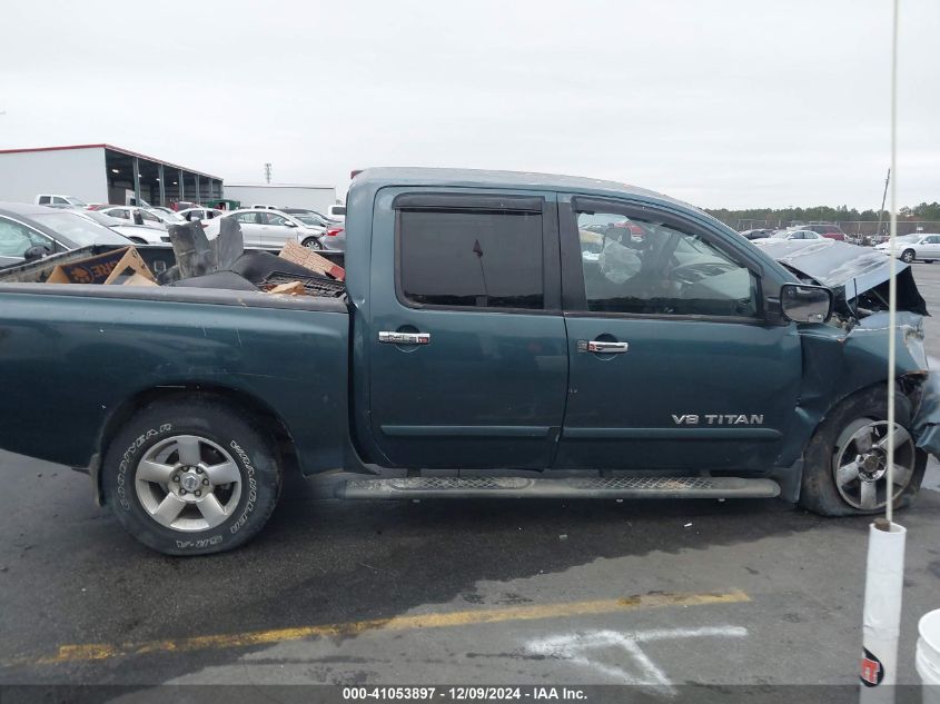 2005 Nissan Titan Se VIN: 1N6BA07A55N560933 Lot: 41053897