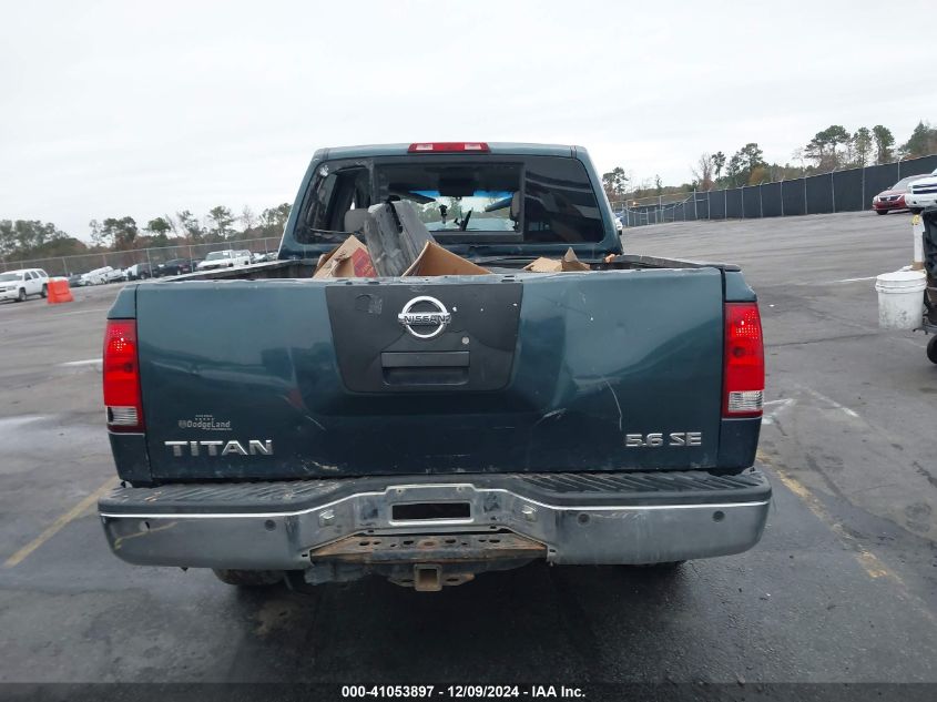 2005 Nissan Titan Se VIN: 1N6BA07A55N560933 Lot: 41053897