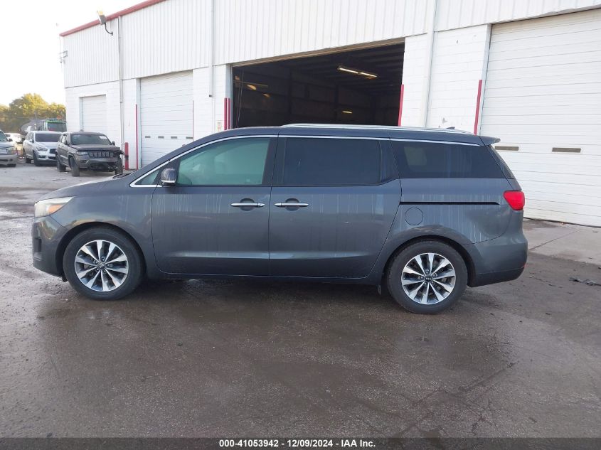 2015 Kia Sedona Ex/Sx VIN: KNDMC5C1OF6066645 Lot: 41053942