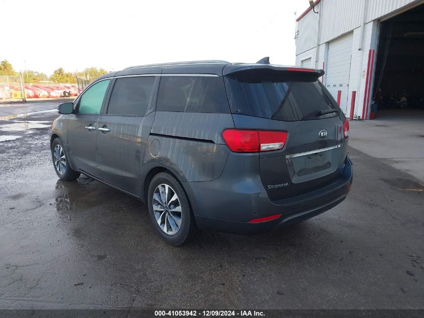 VIN KNDMC5C1OF6066645 2015 KIA Sedona, SX no.3