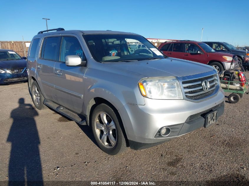 VIN 5FNYF4H51DB050700 2013 Honda Pilot, Ex-L no.1