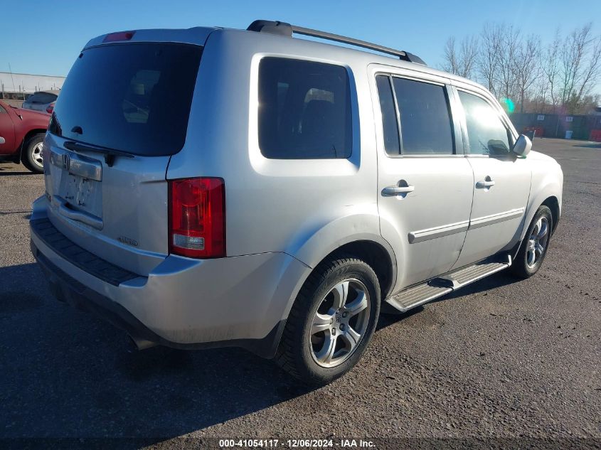 VIN 5FNYF4H51DB050700 2013 Honda Pilot, Ex-L no.4