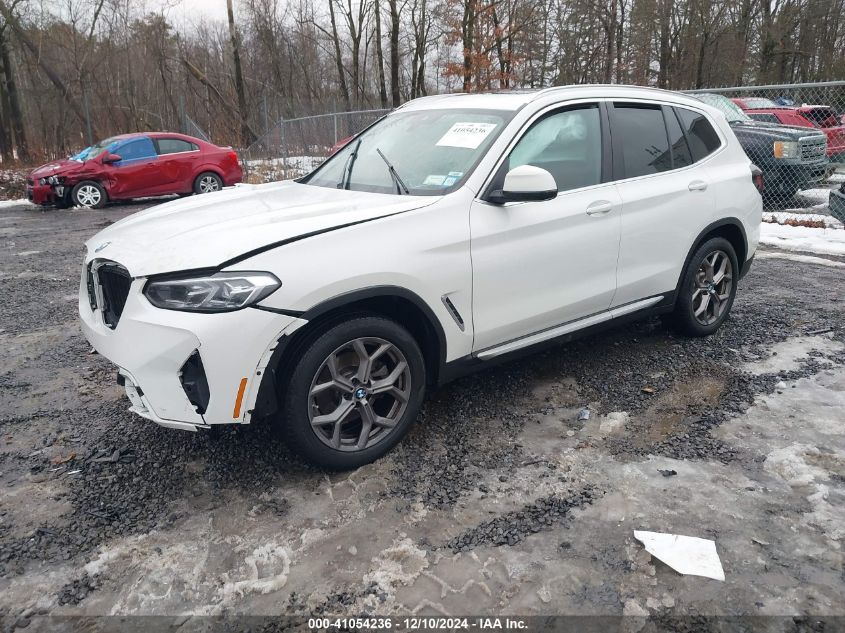 VIN WBX57DP03NN167433 2022 BMW X3, Xdrive30I no.2