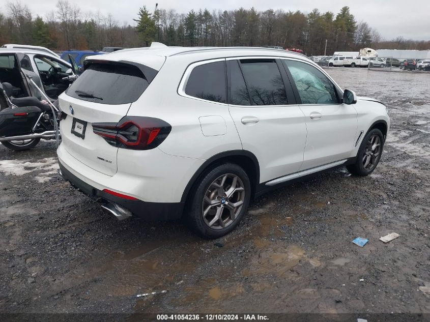 VIN WBX57DP03NN167433 2022 BMW X3, Xdrive30I no.4