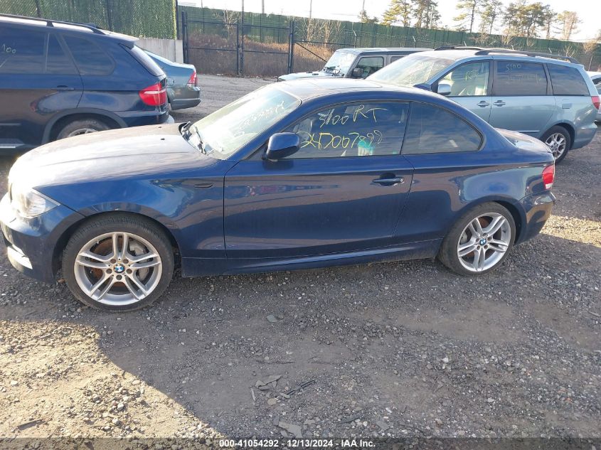 2011 BMW 135I VIN: WBAUC9C53BVM10430 Lot: 41054292