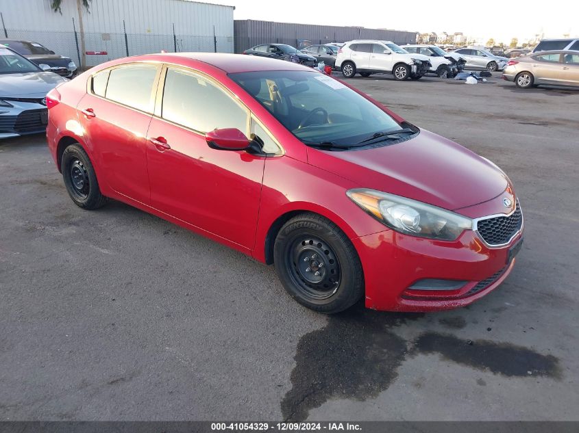 VIN KNAFK4A66G5597907 2016 KIA FORTE no.1