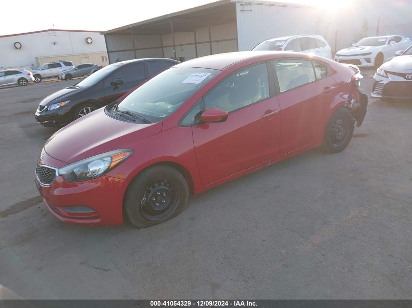 VIN KNAFK4A66G5597907 2016 KIA FORTE no.2