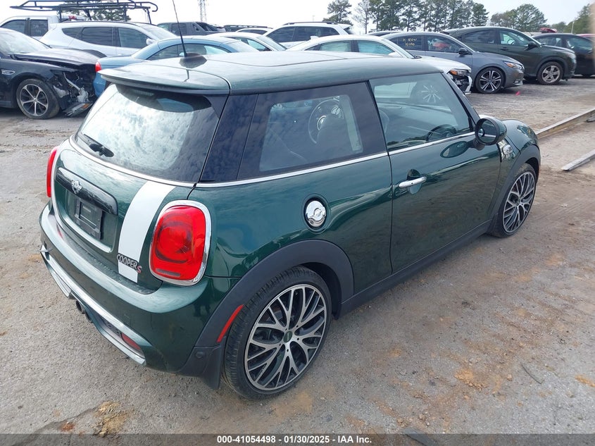 Vin: wmwxp7c5xj2c62172, lot: 41544460, mini cooper s 20184