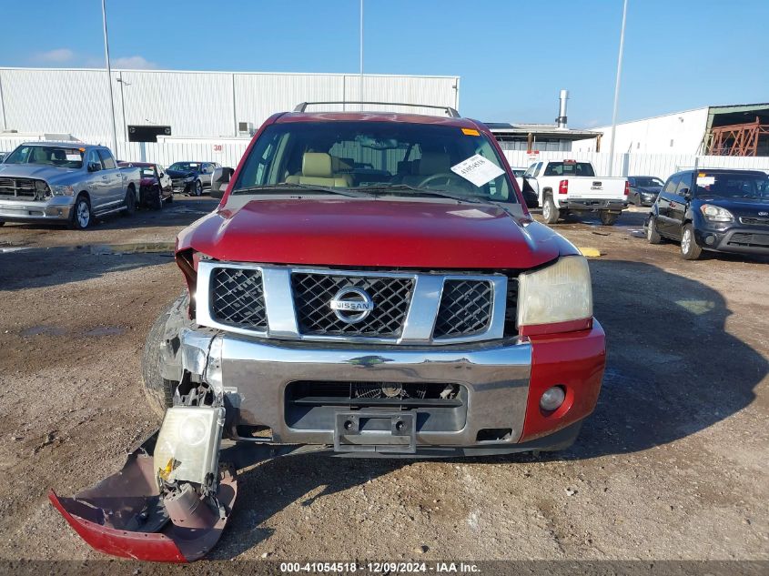 2005 Nissan Armada Le VIN: 5N1AA08AX5N738683 Lot: 41054518