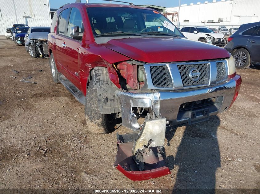 2005 Nissan Armada Le VIN: 5N1AA08AX5N738683 Lot: 41054518