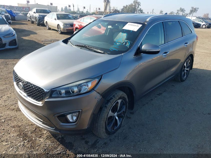 VIN 5XYPH4A5XHG275003 2017 KIA Sorento, 3.3L Ex no.2